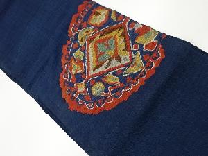 抽象模様織出し名古屋帯